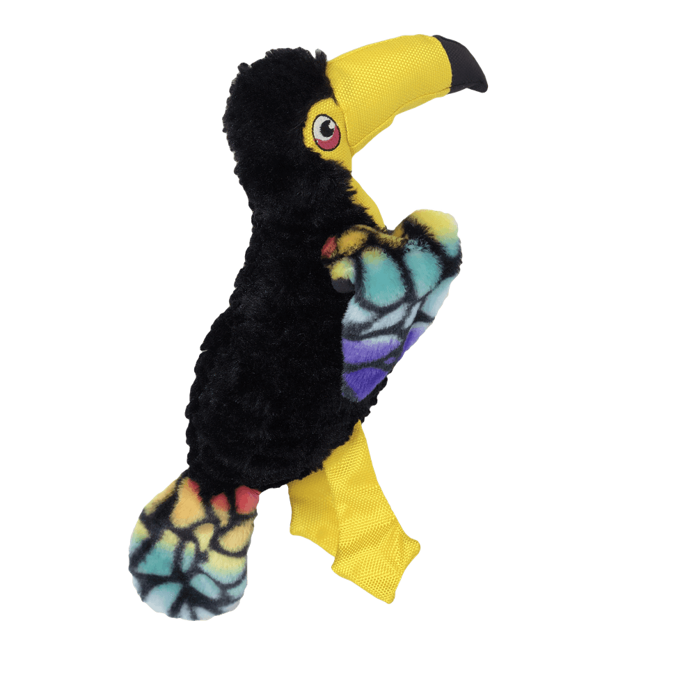 14" Toucan with Moving Wings Animal Dog Toy