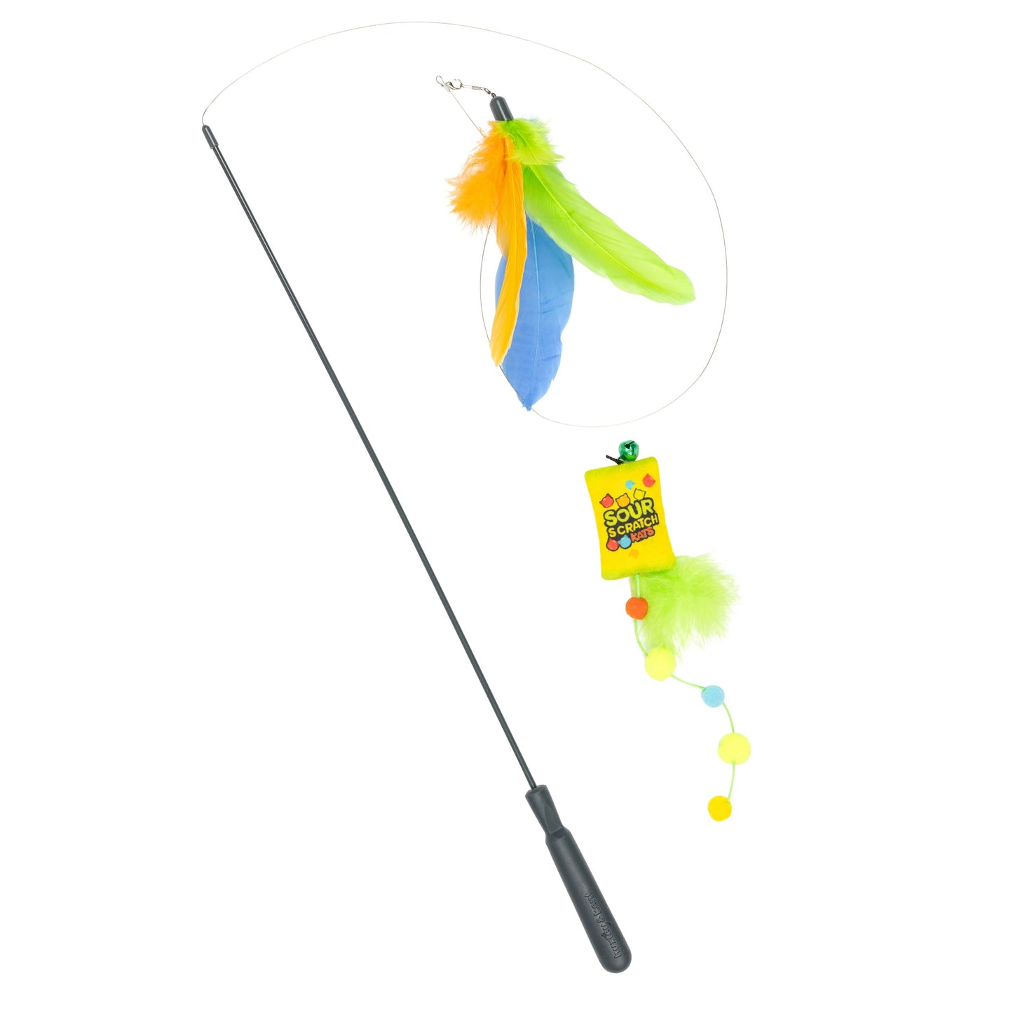Teaser Sour Scratch Wand Cat Toy