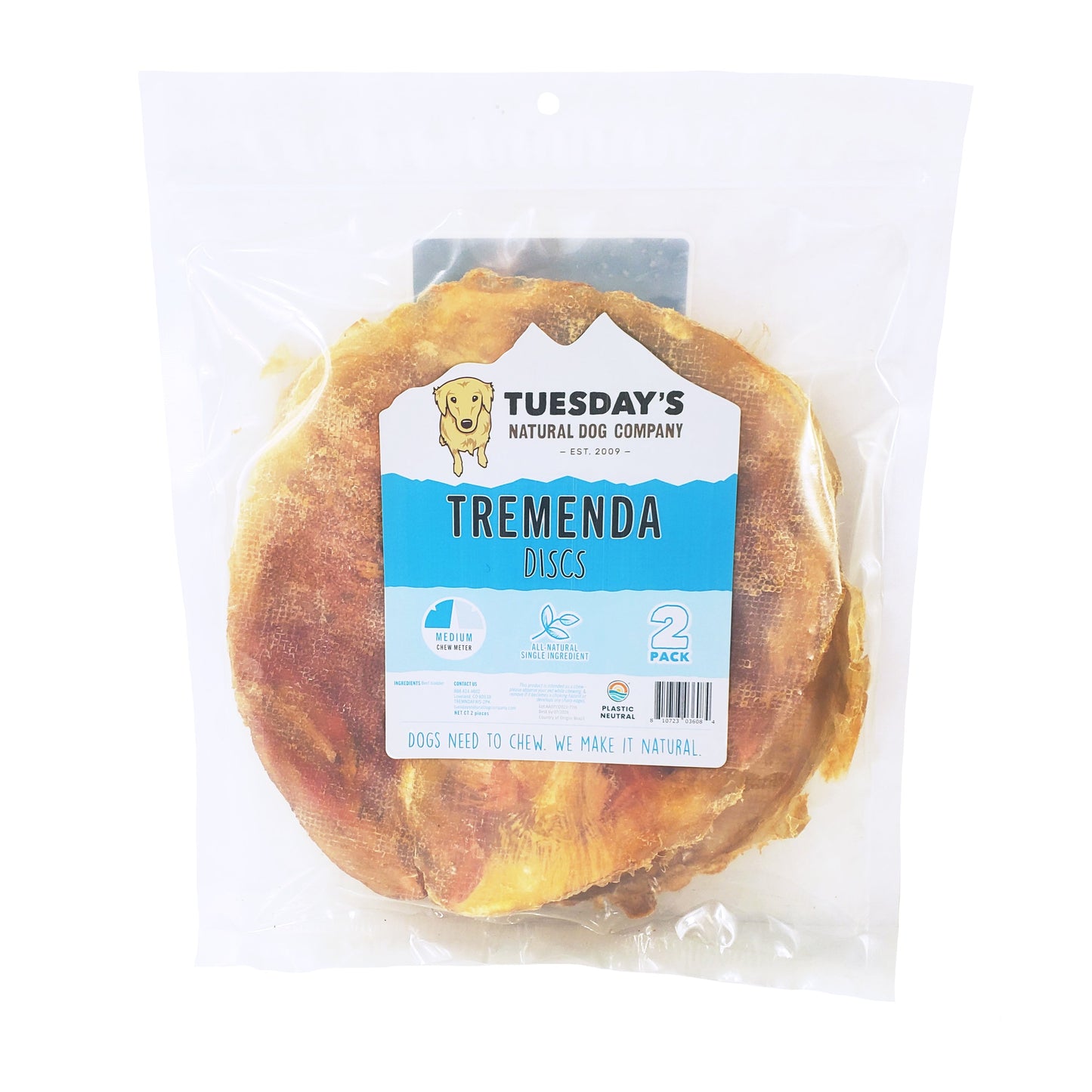 Tremenda Disc Chews - 2 Pack- EACH Pack