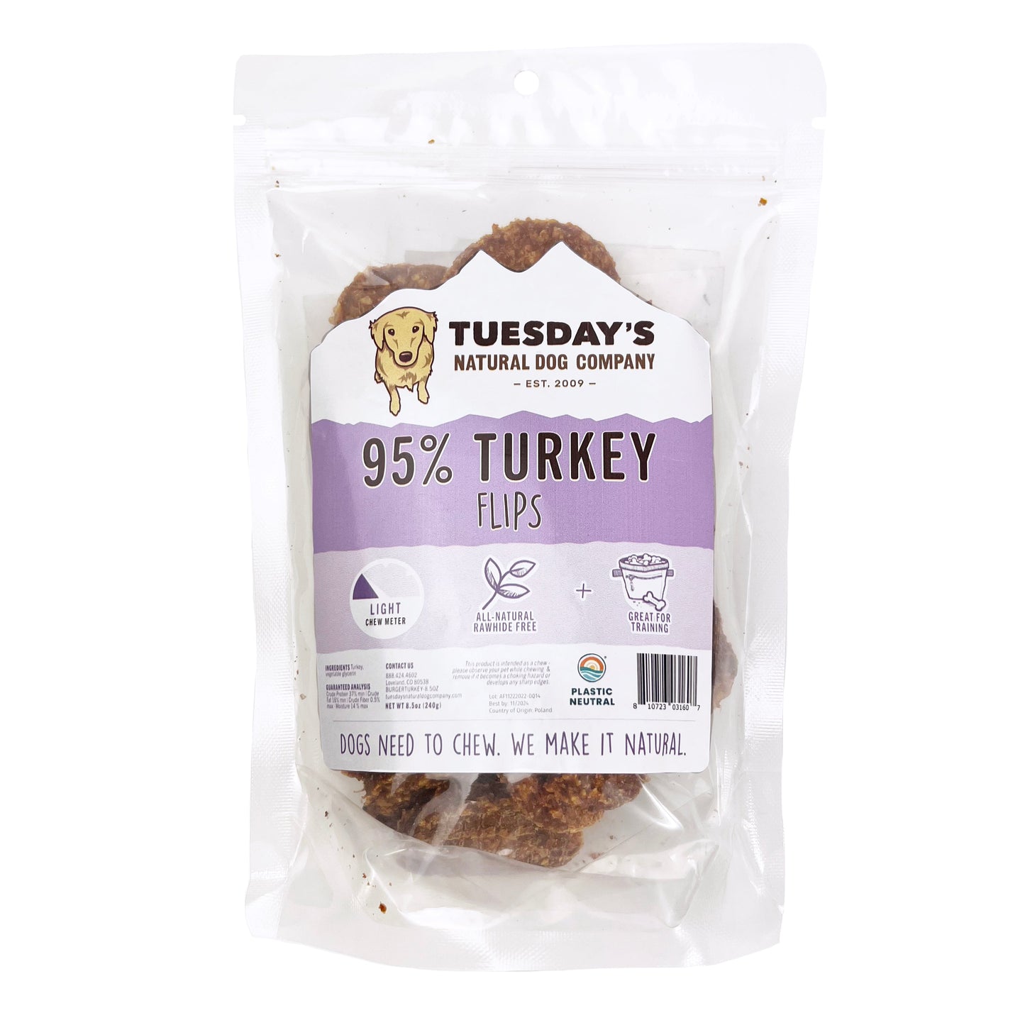 95% Turkey Flips - 8.5 oz- EACH
