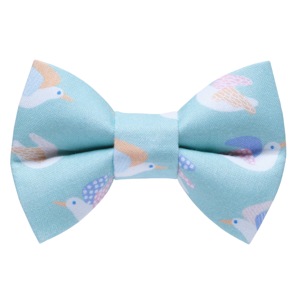 Sweet Pickles Designs The Winging It bow tie in light blue with a seagull pattern