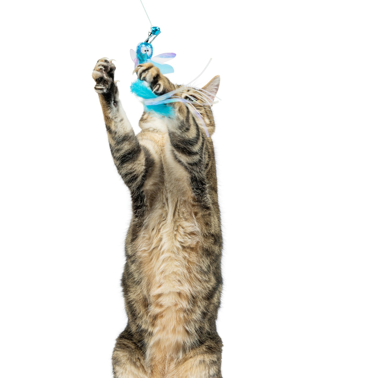 Wire Dragonfly & Mouse Wand Cat Toy