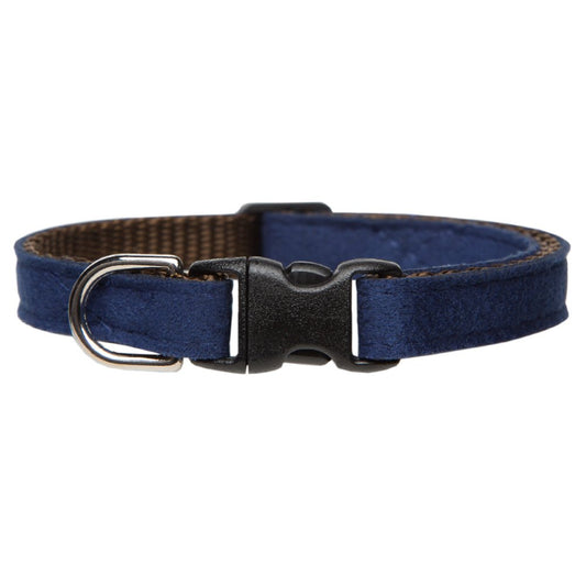 The Luxe - Navy Ultrasuede® - Collar