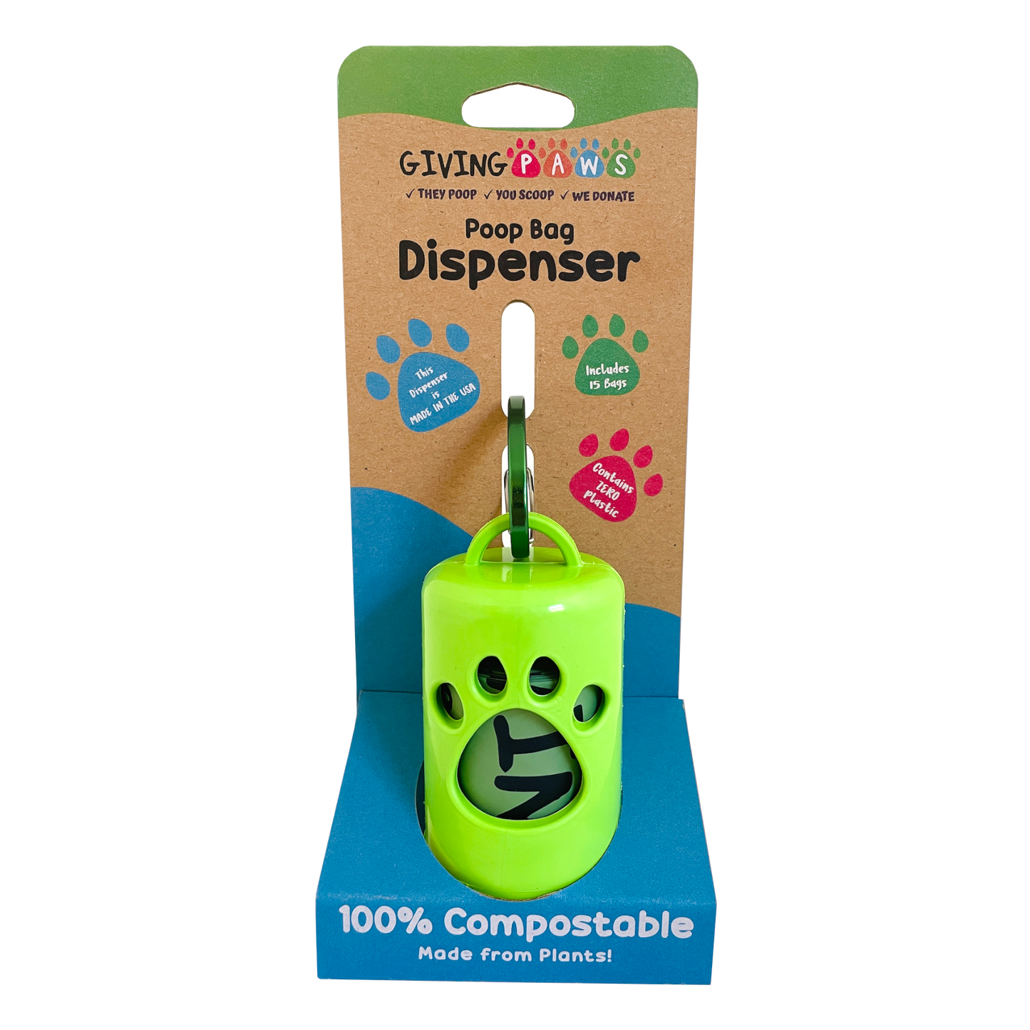Plant-based Poop Bag Dispenser