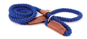 NATURAL COTTON ROPE SLIP-END LEASH