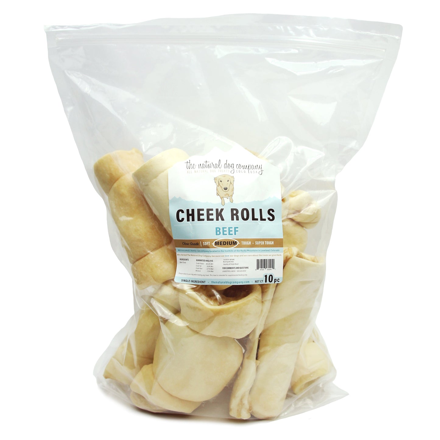 5-6" Beef Cheek Rolls (Bulk) - Pack of 10