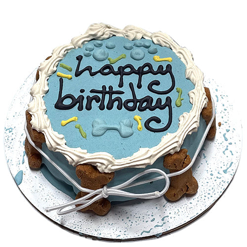 Blue Dog Cake (shelf stable) (Birthday)