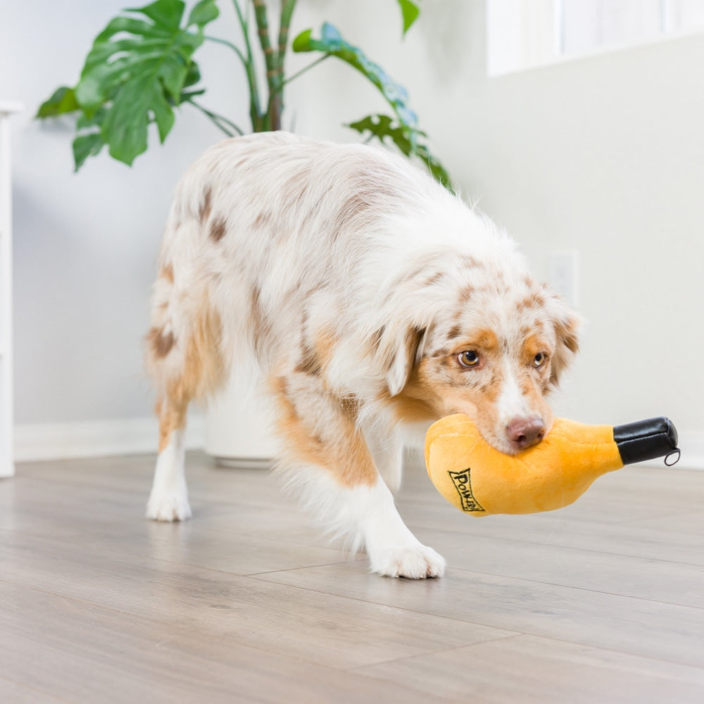 Bottle of Booz Dog Toy