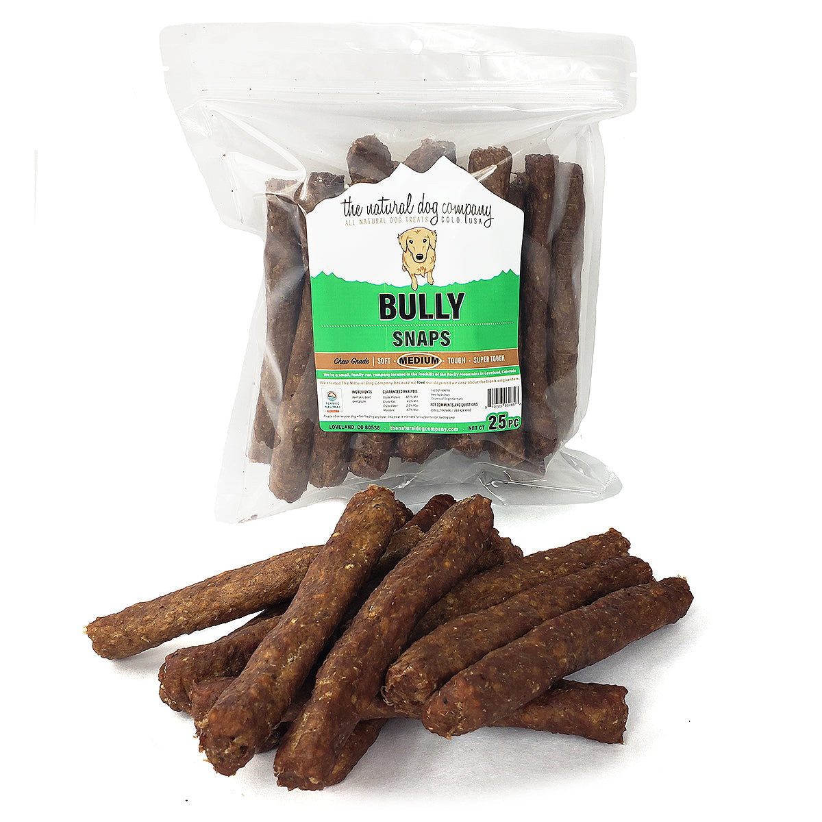 5" Bully Snaps (Bulk) - Pack of 25
