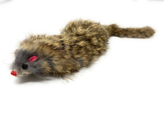 Giant Real Fur Rat-ZILLA- No Core, flat rat