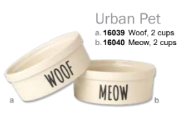 Stoneware Urban Pet (Inner Pack: 4)