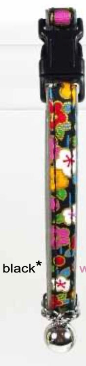 Cat Collar - Hana Reflective - Japanese Print