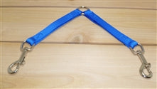 Locatis Coupler with two blue straps and two silver clips