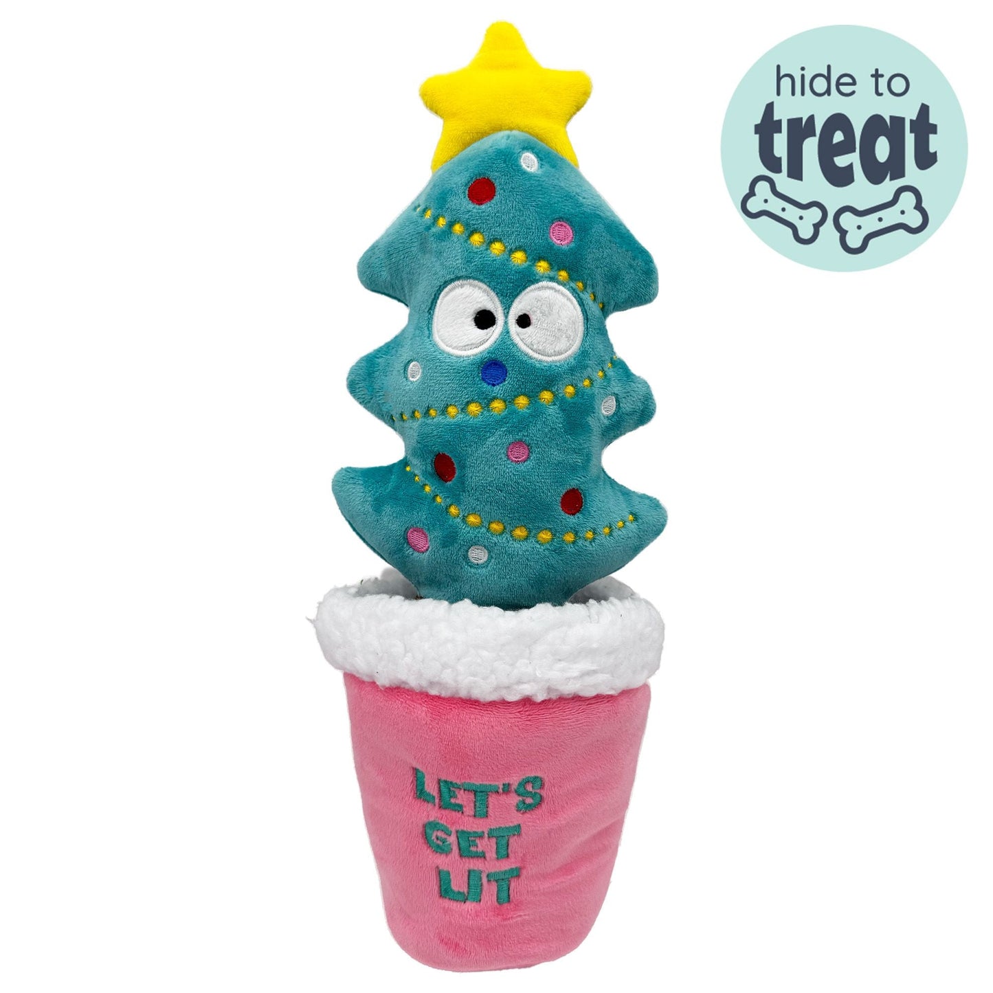 Seek 'n Treat Let's Get Lit Pawt Dog Toy