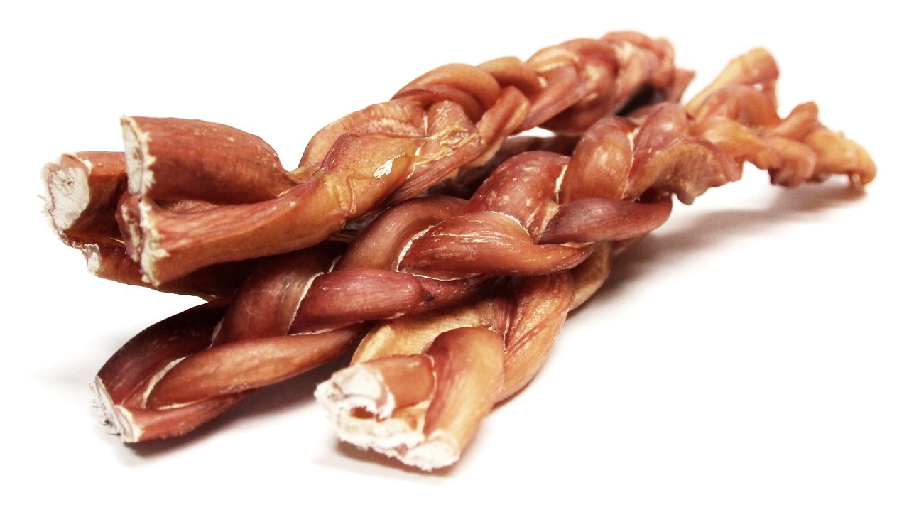 12" Thick Braided Bully Sticks - Odor Free (Bulk)- Pack of 25
