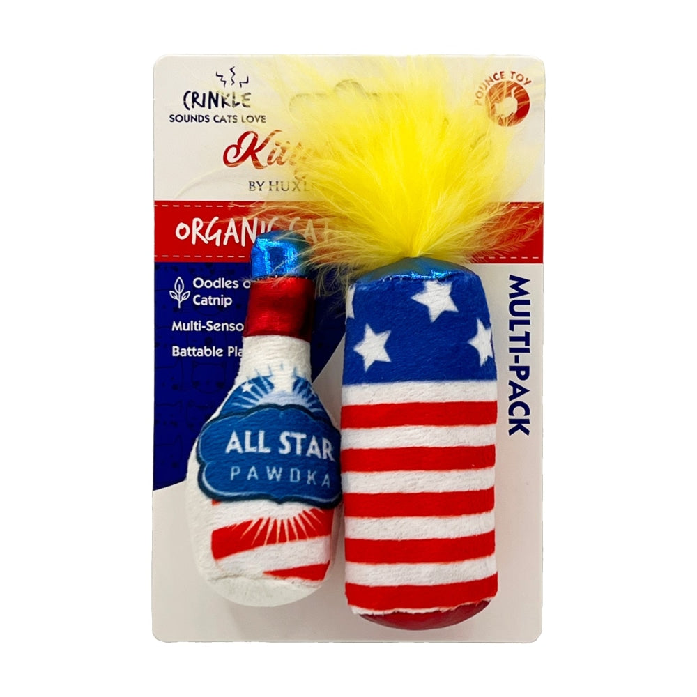 Firecracker & All Star Pawdka 2pk Cat Toy - 30% Off