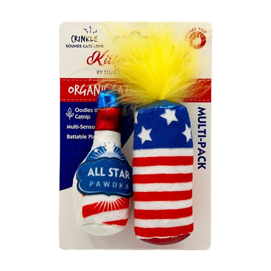 Firecracker & All Star Pawdka 2pk Cat Toy - 30% Off