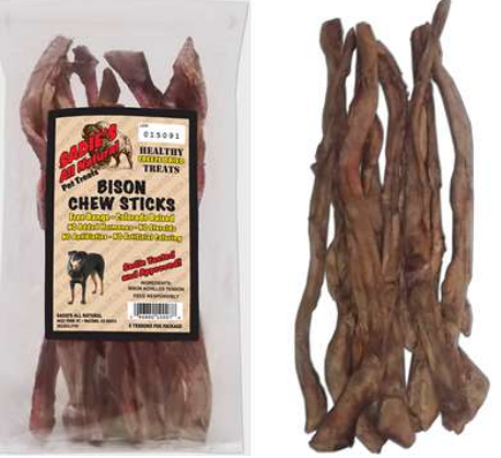 BULK Bison Chew Sticks (32 sticks/bag)