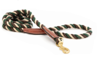 NATURAL COTTON ROPE SNAP-END LEASH