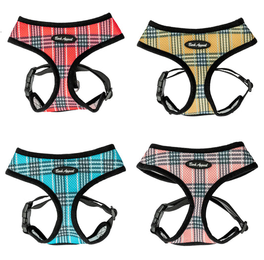 Harness - Breathe EZ Mesh Pull-Over Harness - Plaid & Camo
