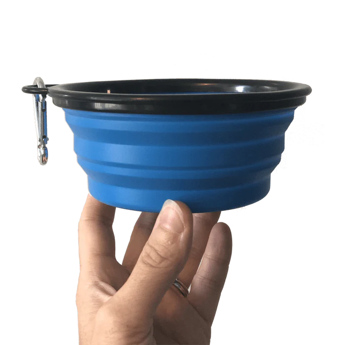 "The Go Anywhere Bowl" Collapsible Travel Pet Food and Water Dish For Cats