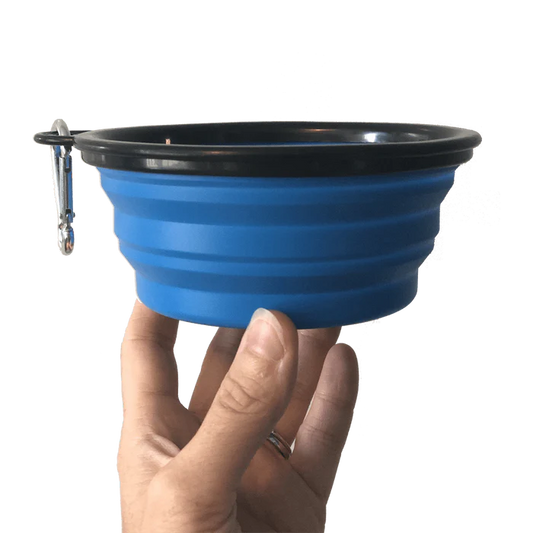 "The Go Anywhere Bowl" Collapsible Travel Pet Food and Water Dish For Cats