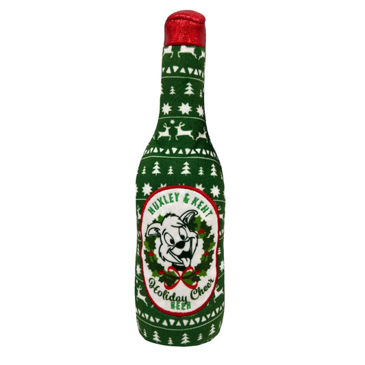 Holiday Cheer Beer Dog Toy - 30% Off
