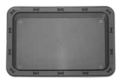 Bone n' Up for Dinner Plastic Non-Slip Tray - 19.25"L x 13"W (Inner Pack: 3)