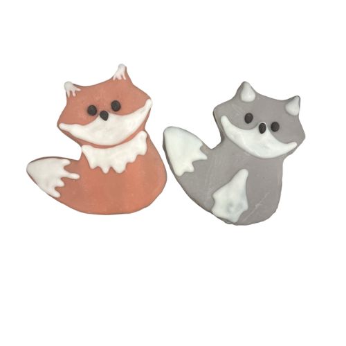 Winter Seasonal- Arctic Foxes- Tray of 12