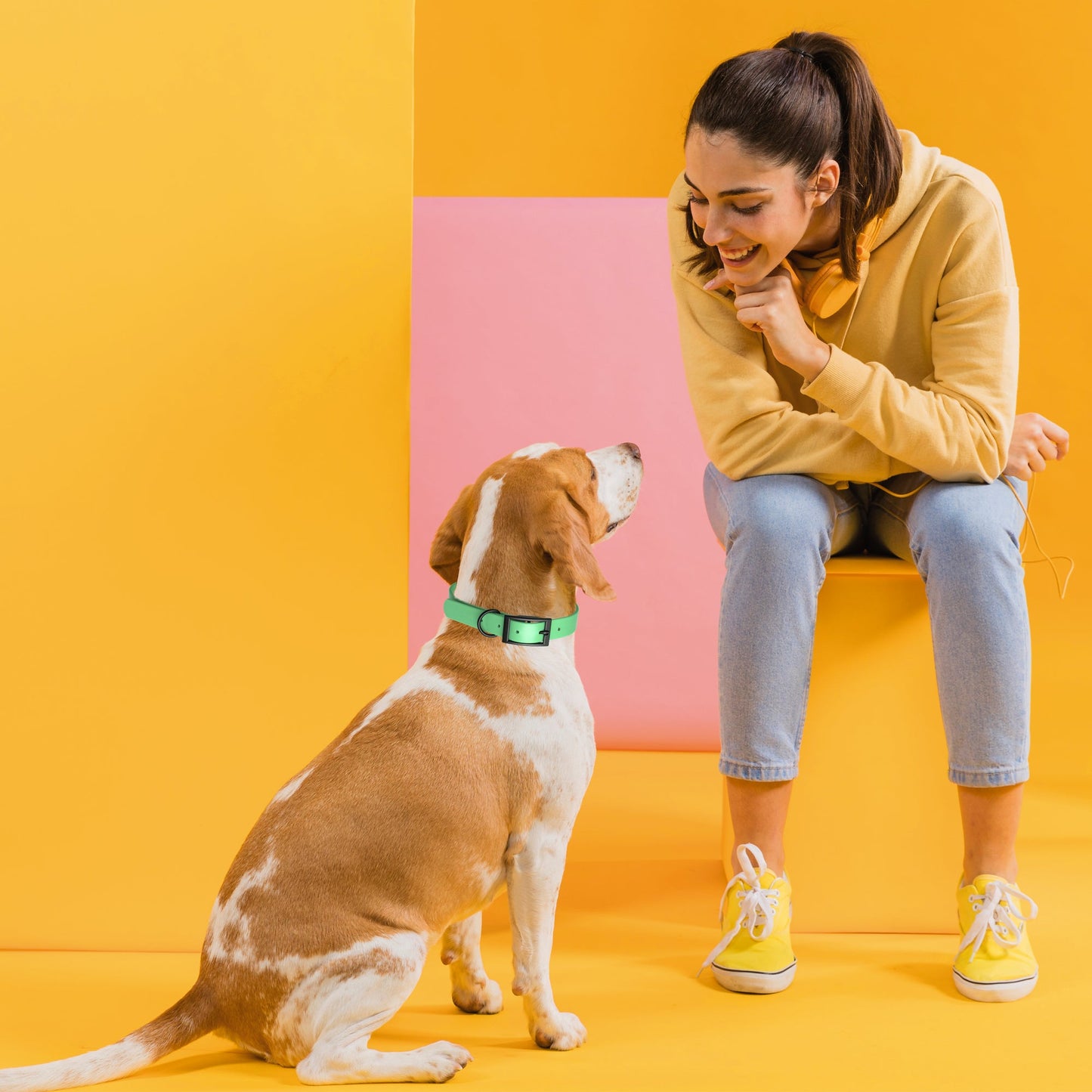 Biothane Waterproof Dog Collar - Wide - L (16 to 20 inches)
