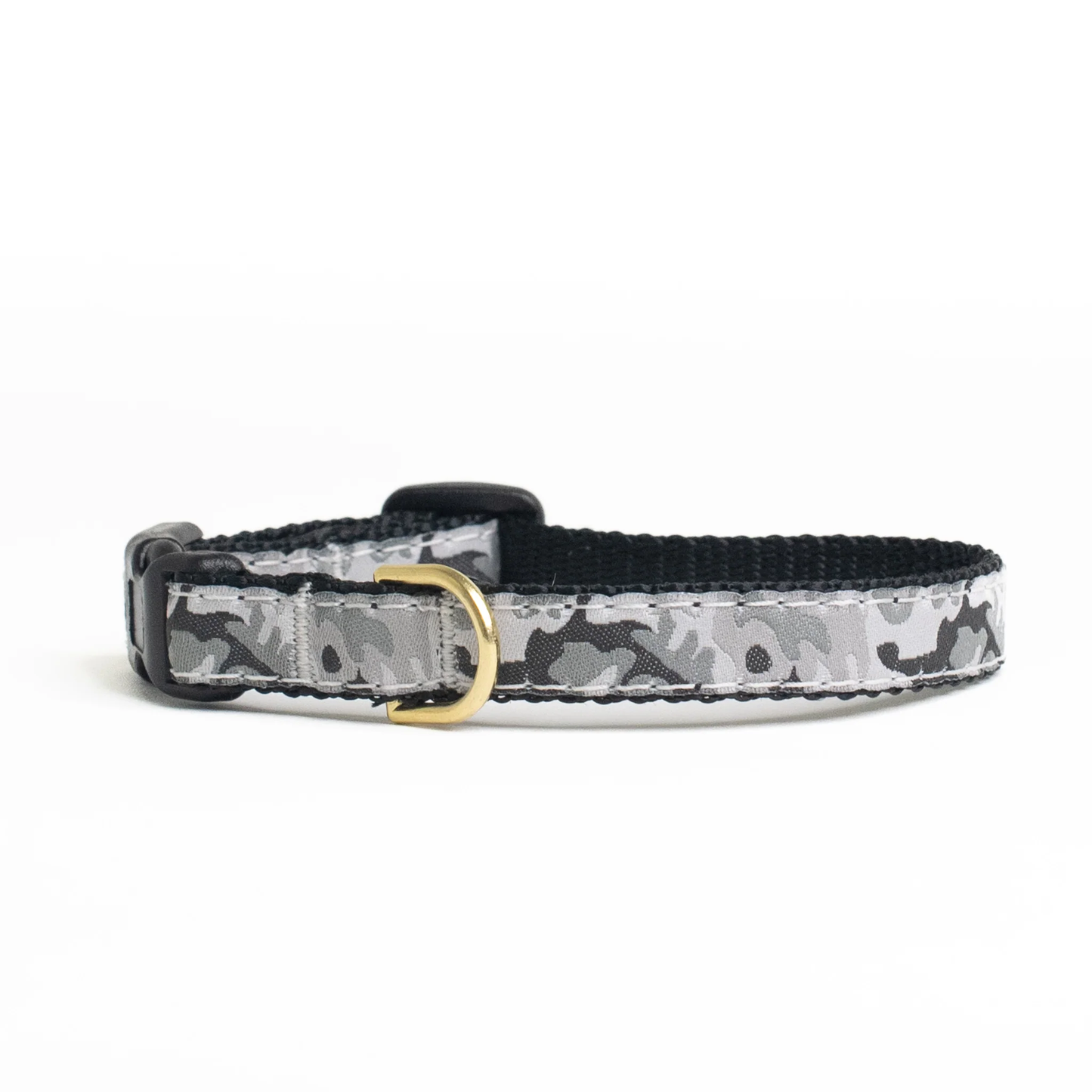 Gray Camo Small Breed Dog Collar