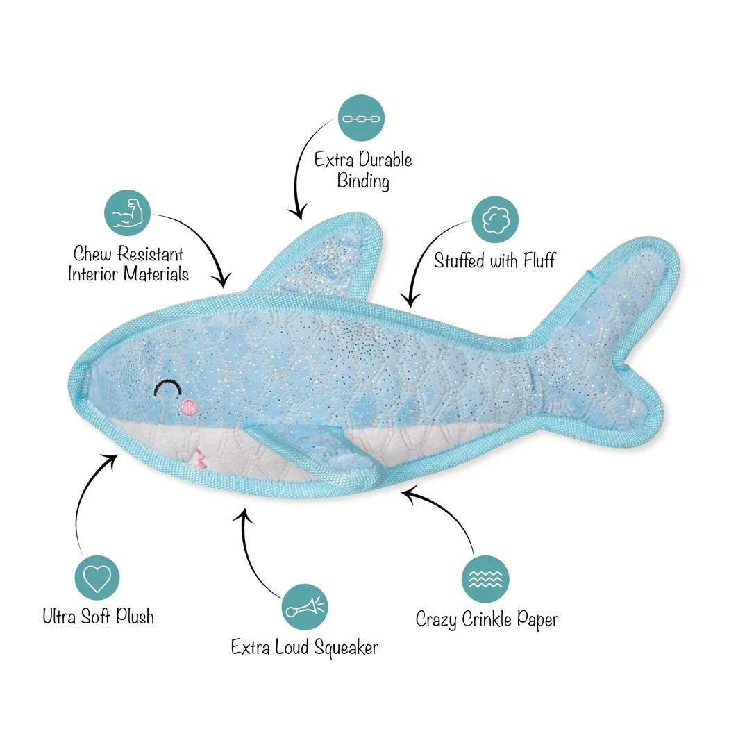 SOME FIN ABOUT YOU DURABLE DOG TOY Case of 4