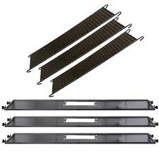 Exotic Nutrition Borneo Shelf & Ladder Set Version II with three black wire ladders and three black shelves