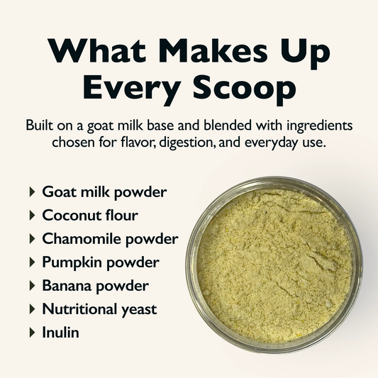 Goat Milk Topper - Pumpkin & Chamomile- 3oz