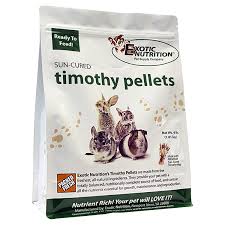 Exotic Nutrition Timothy Pellets Rabbit & Guinea Pig Food bag