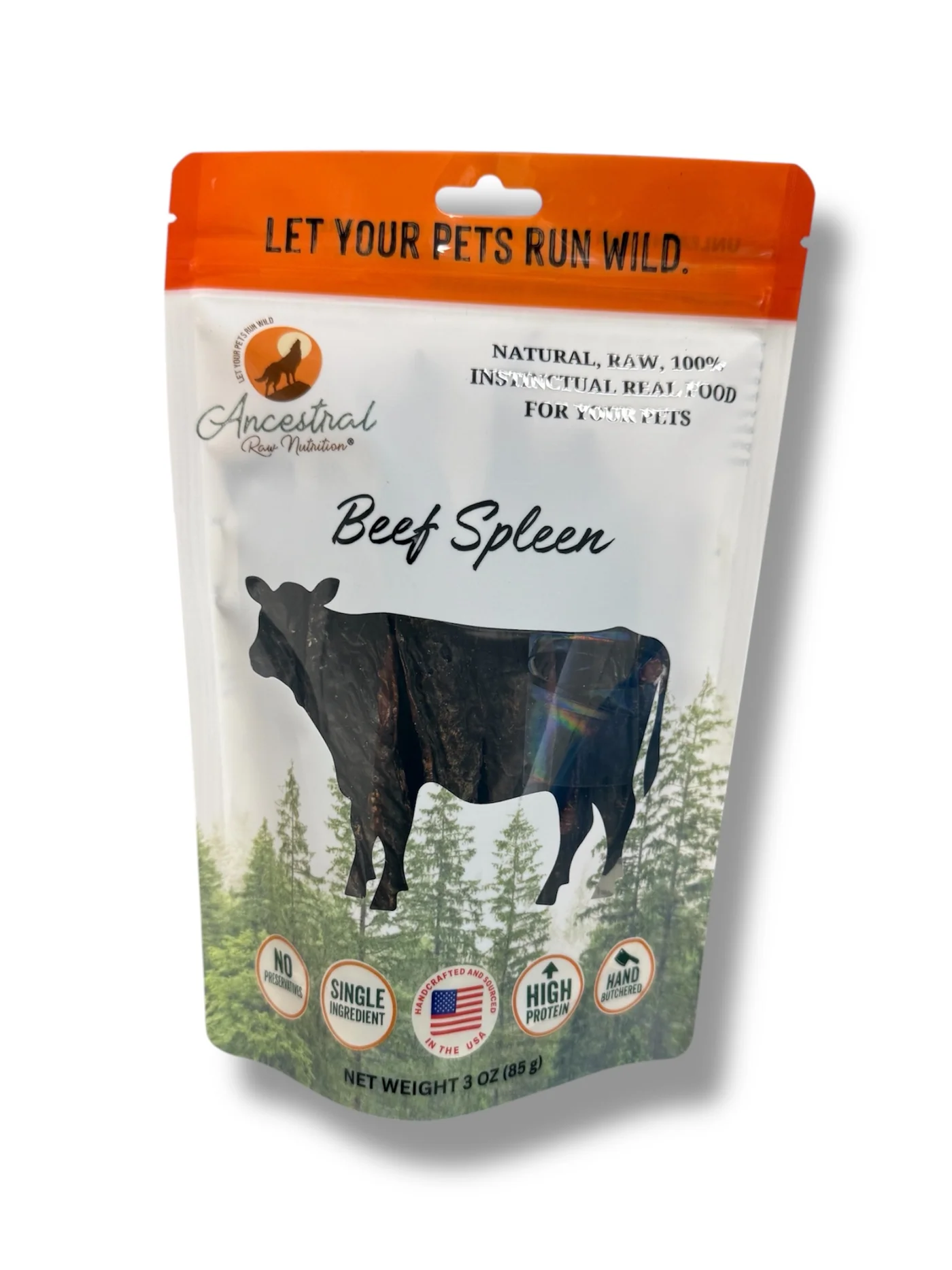 Dehydrated Beef Spleen 3oz Bag