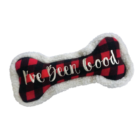 I've Been Good Bone Dog Toy