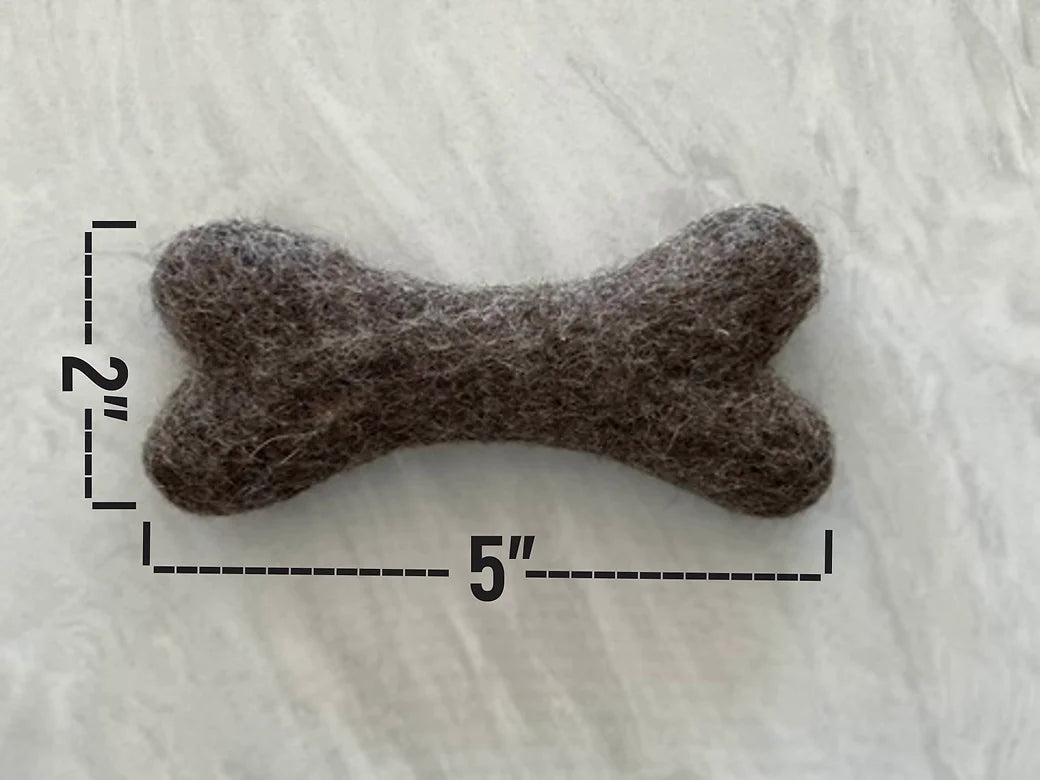 Wool Dog Bone