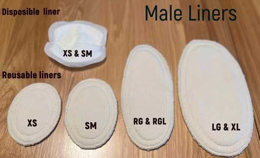 Belly Band Liners - Washable