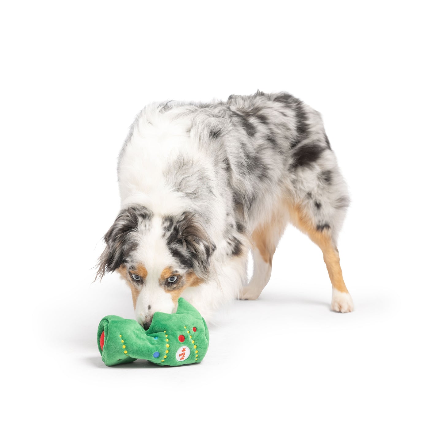 Squeak 'n Peek Christmas Tree Dog Toy
