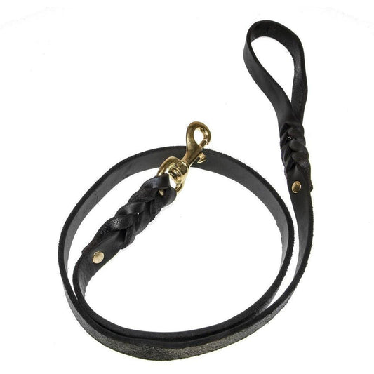 Viper Leather Working Dog Lead