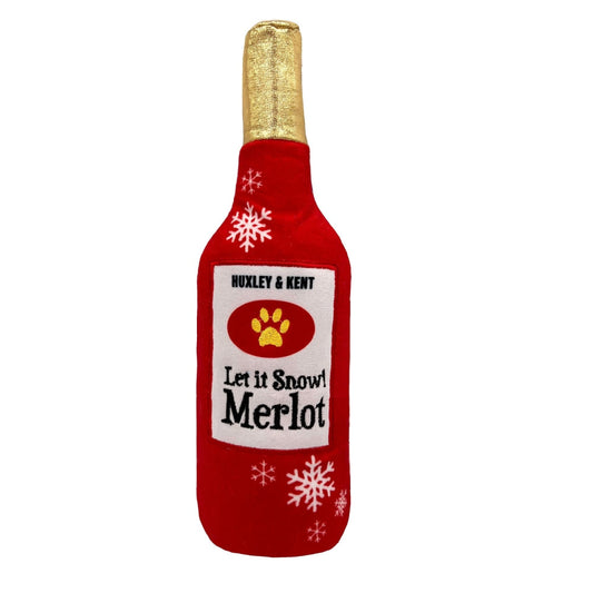 Let It Snow Merlot Dog Toy - 30% Off