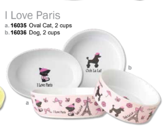 Stoneware I Love Paris - Pink (Inner Pack: 4)