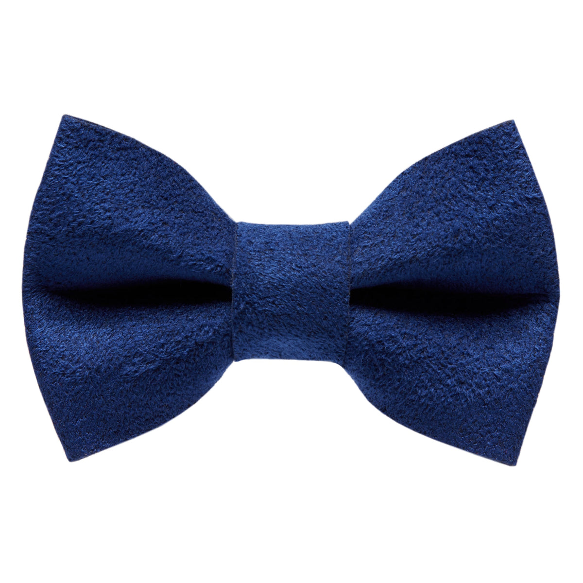 Sweet Pickles Designs The Luxe navy ultrasuede bow tie