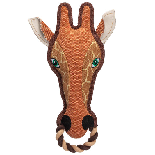 13" Nature Giraffe Animal Squeaky Dog Toy