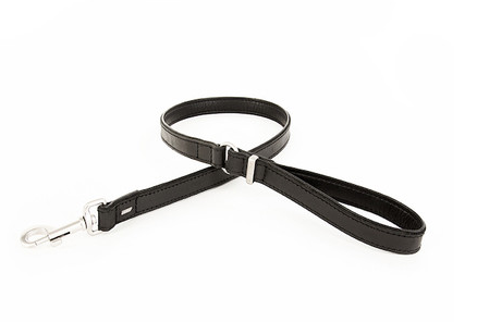 OXFORD LEATHER LEASH BLACK