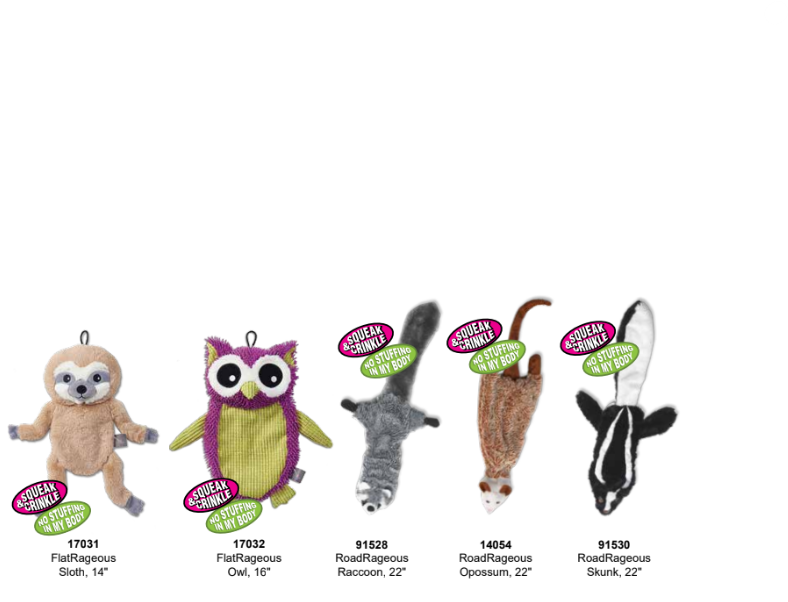 PlayRageous Stuffless Plush Toys (Inner Pack: 6)