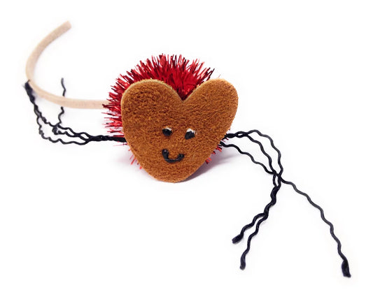 Tabby Tinsel Mice w/Leather Head & Tail