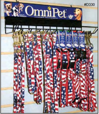 USA Fabric Collar & Lead Display