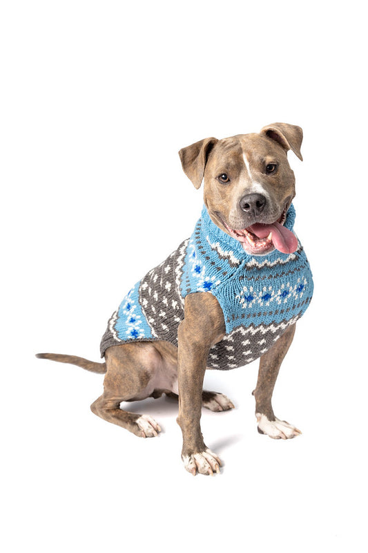 Light Blue Fairisle